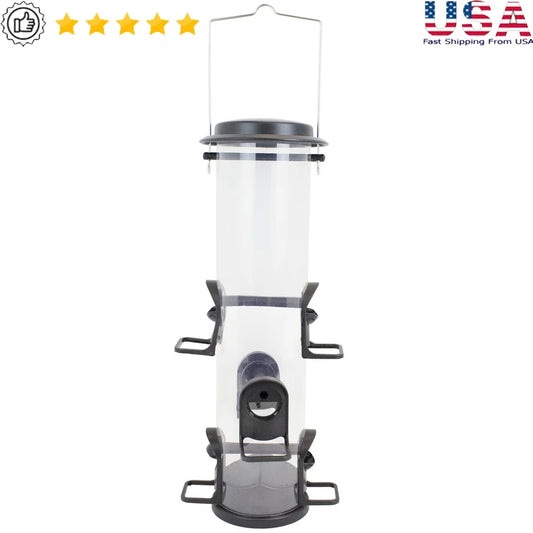 Wild Bird Feeder with Swivel Ports
