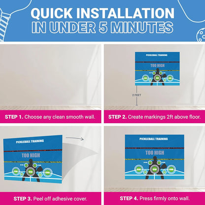 Pickleball Dink Pad for Walls Dink Master