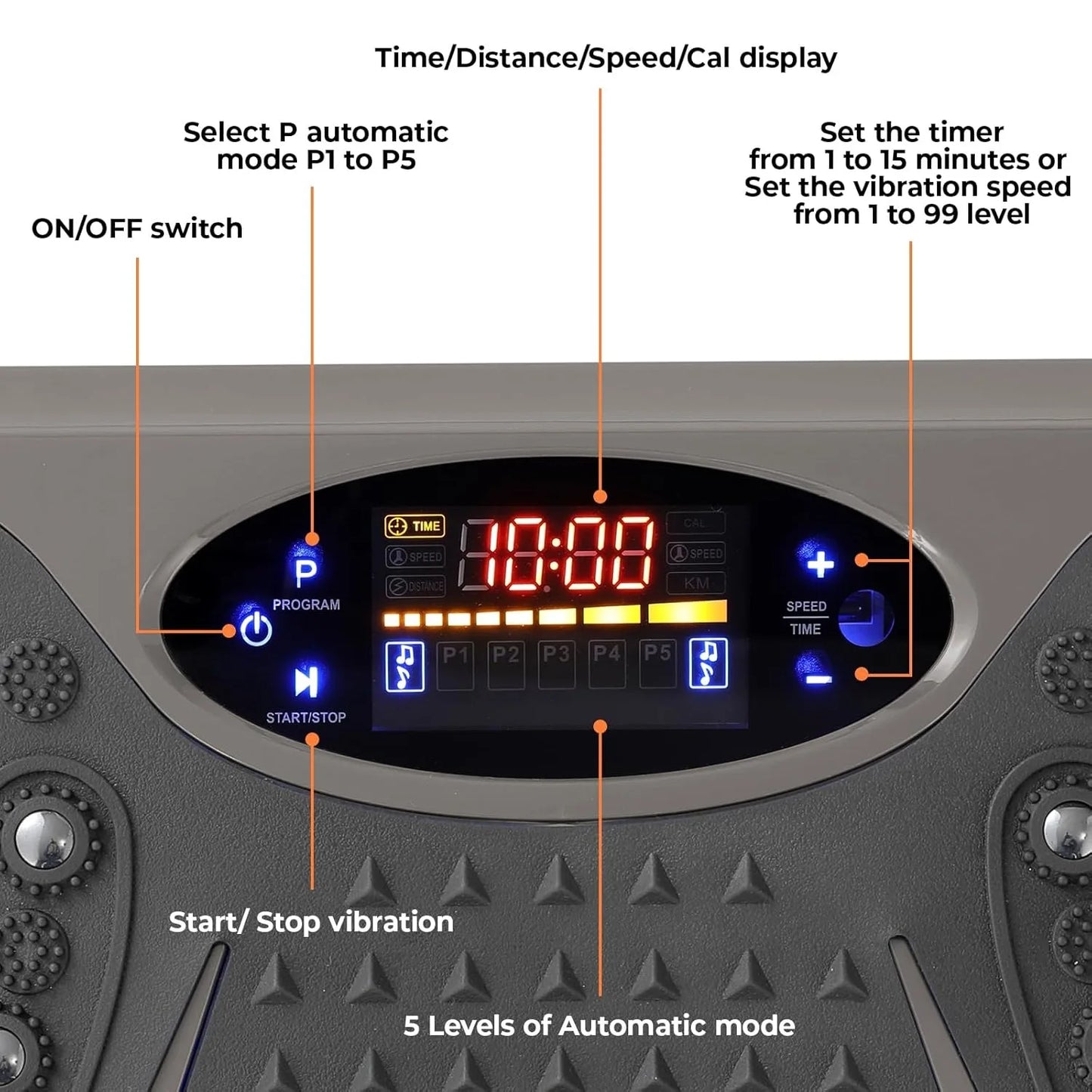 Whole Body 3D Vibration Plate Exercise Machine