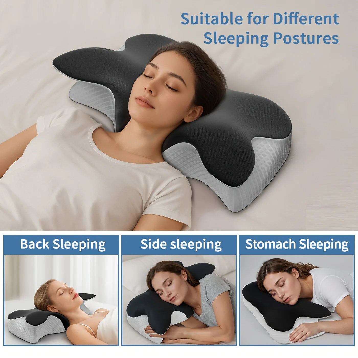Ergonomic Cervical Spine Pillow – Butterfly Neck Pillow