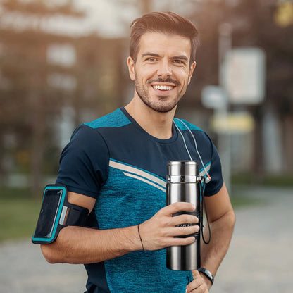 1000ml Thermal Water Bottle with Handle.  Portable