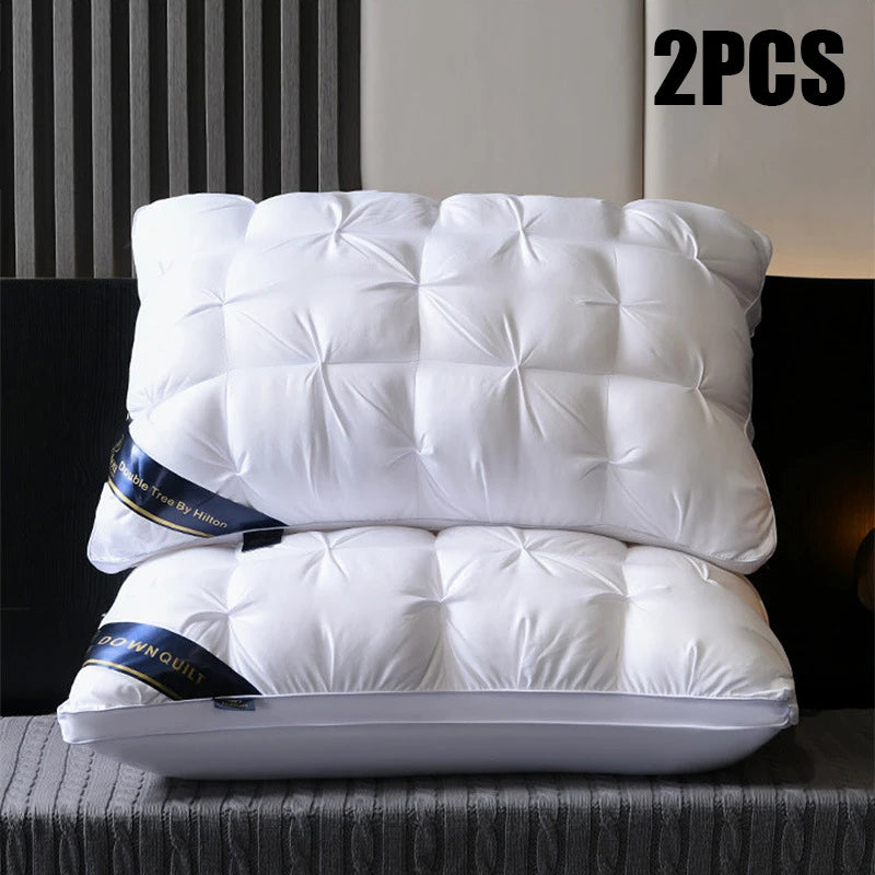 2-Piece Pillow Set, Soft Bed Pillows