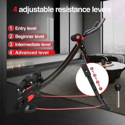 Dual Track Fitness Ab Machine Ab Cruncher