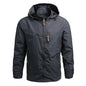 Outdoor Hooded Waterproof Tactical Windbreaker for Men