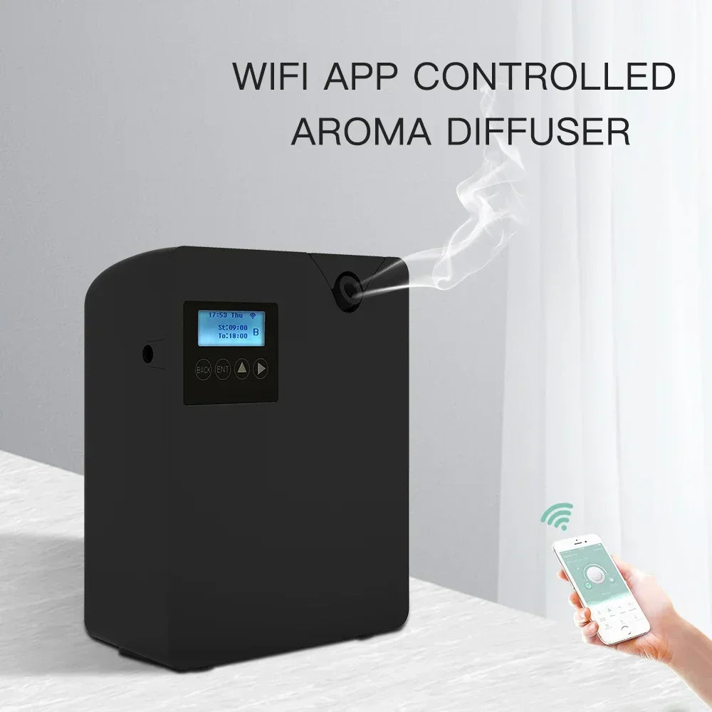 WIFI Bluetooth Essential Oil Diffuser Timer Function