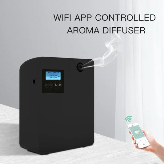 WIFI Bluetooth Essential Oil Diffuser Timer Function
