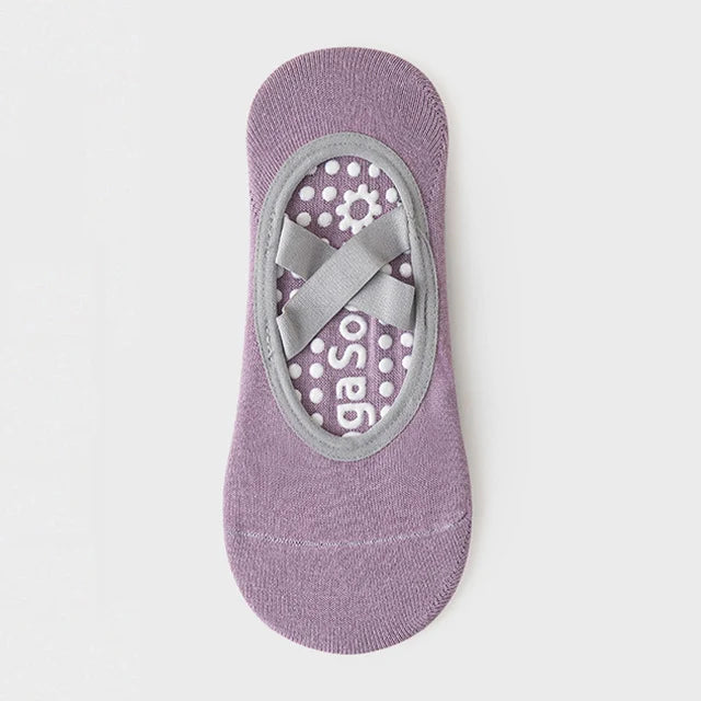 Breathable Towel Bottom Yoga Socks Women Silicone