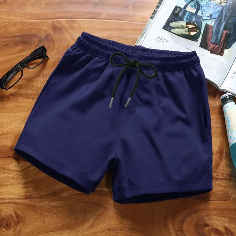 Men's Sports Gym Shorts Elastic Drawstring Waist