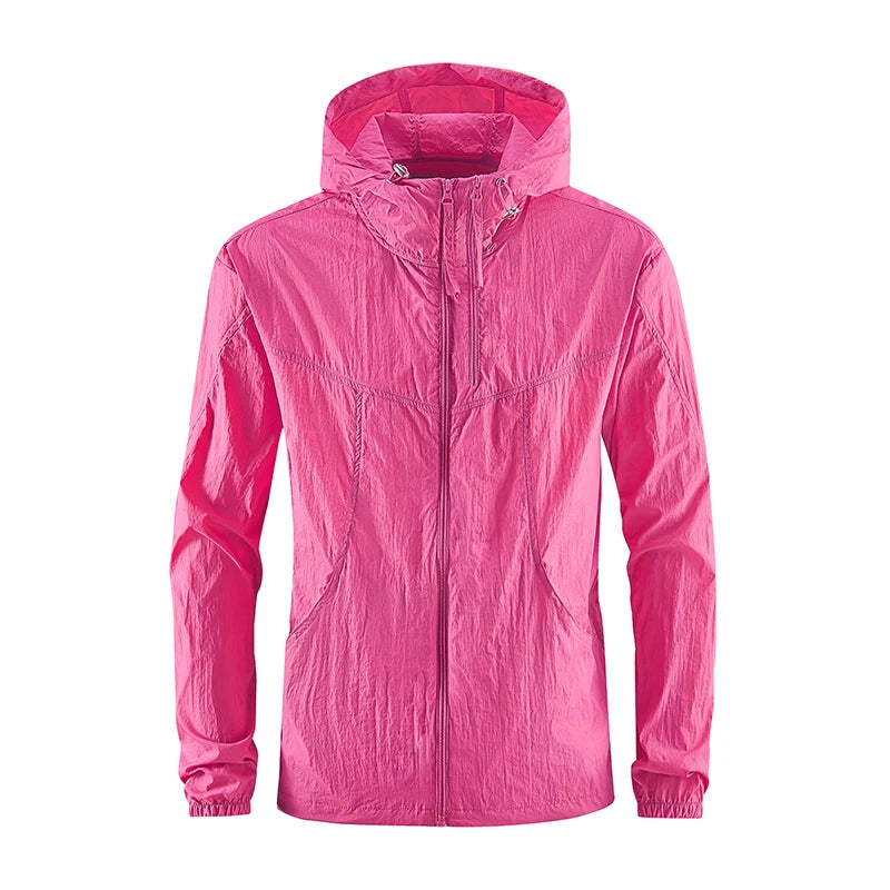 Unisex UV Protection Outdoor Waterproof Jacket Windbreaker