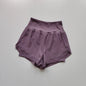 Summer Women's Sports Shorts Mesh 2 In 1