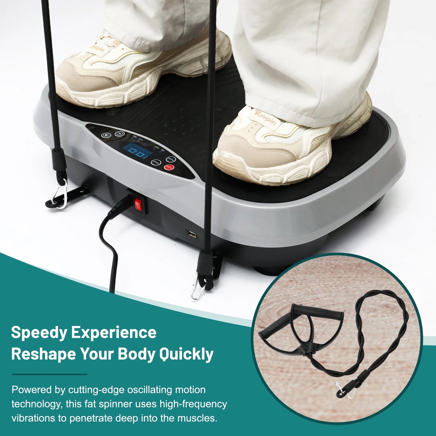 Vibration Plate Fat-Burning Home Exercise Machine