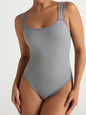 Sleeveless Knit Seamless Bodysuit Fitness Yoga Training