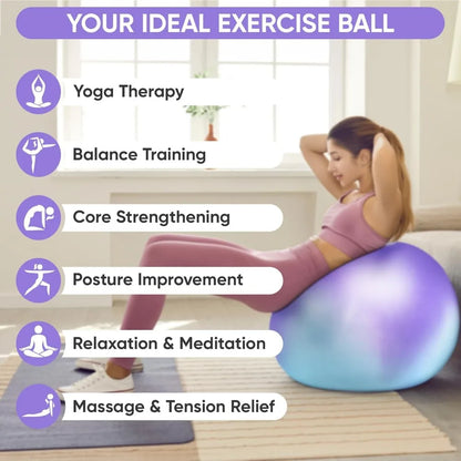 Yoga & Pilates Gym Ball - Anti Slip