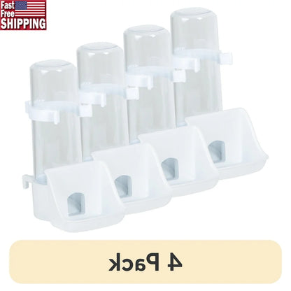 4 Pack Small Interior Bird Silo Feeder