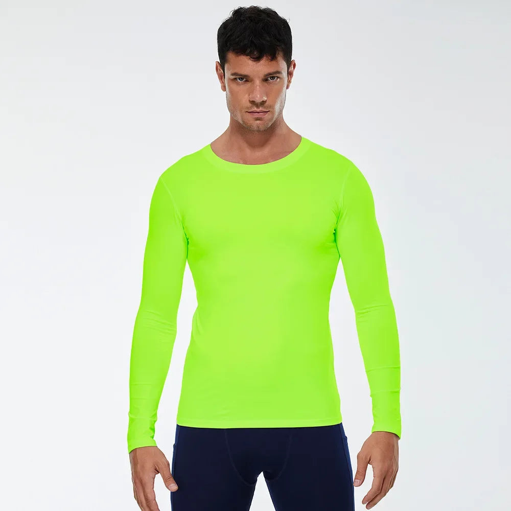 Men's Compression Running T-Shirt Fitness Long Sleeve