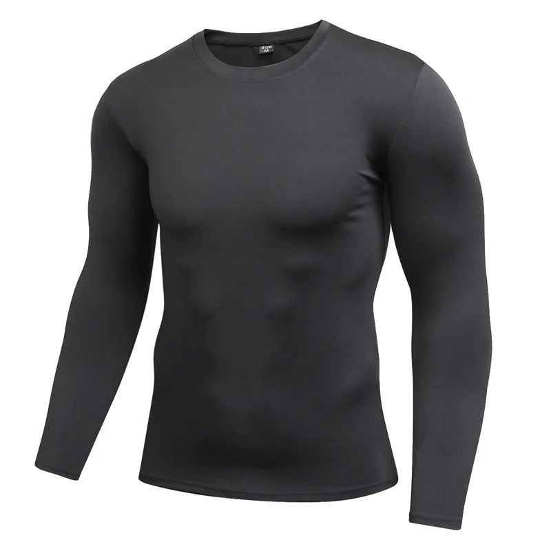 Men's Compression Running T-Shirt Fitness Long Sleeve
