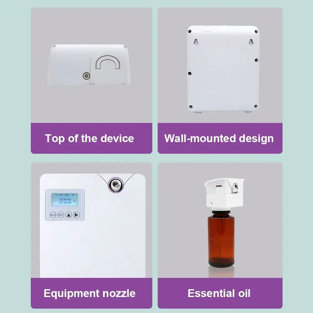 WIFI Bluetooth Essential Oil Diffuser Timer Function