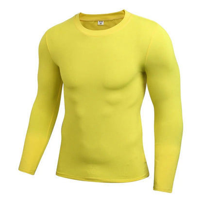 Men's Compression Running T-Shirt Fitness Long Sleeve