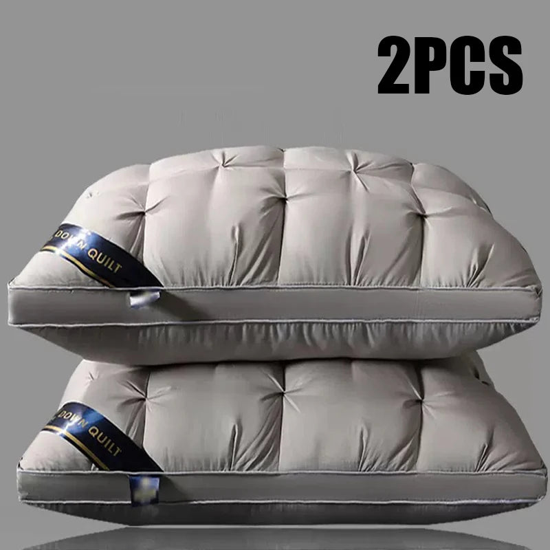 2-Piece Pillow Set, Soft Bed Pillows