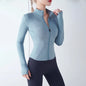 Fitness Sports Jacket Women's Zipper Long-sleeved