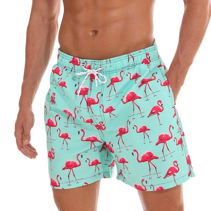 Quick Dry Summer Mens Swimwear Beach Shorts