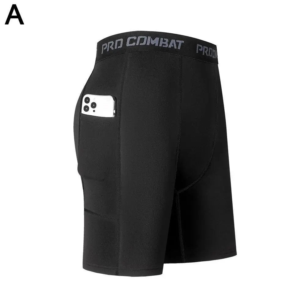 High Performance Elastic Men's Compression Short Pants