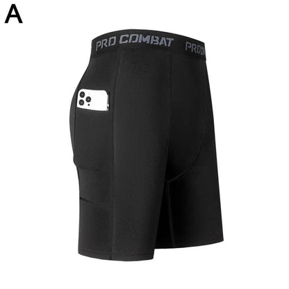 High Performance Elastic Men's Compression Short Pants