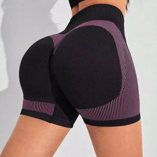 Women's Seamless High Waist Yoga Workout Shorts