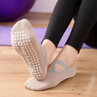 Breathable Towel Bottom Yoga Socks Women Silicone