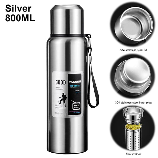 Thermal Water Bottle Large Capacity Insulated Mug