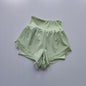 Summer Women's Sports Shorts Mesh 2 In 1