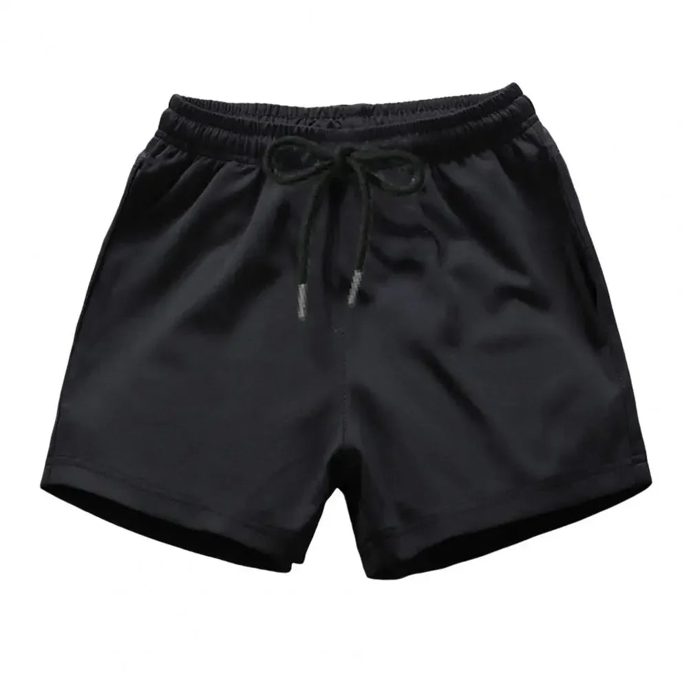 Men's Sports Gym Shorts Elastic Drawstring Waist