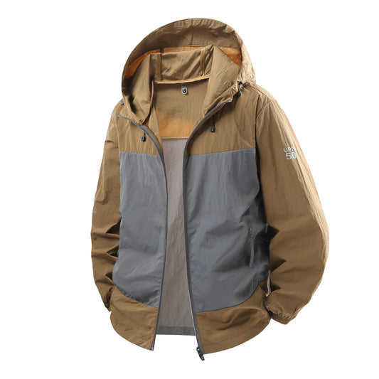 Unisex SPF Protection Waterproof Jacket Windbreaker Coat