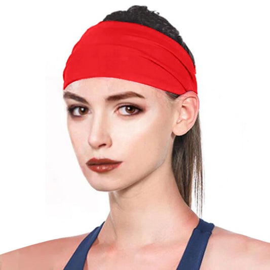 Men Women Sports Headband Elastic Fitness Sweatband