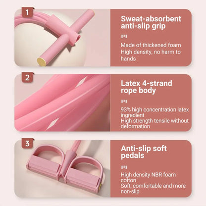 6-Tube Resistance Band Multi Function Bands