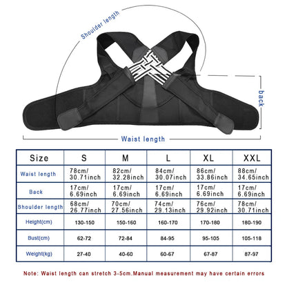 Back Brace Posture Corrector Shoulder Straightener Adjustable