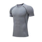 Unisex Short Sleeve Compression T-Shirt Quick Dry