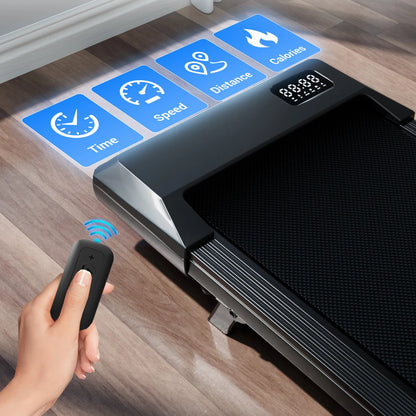 2.5 HP Foldable Sloped Under Desk Treadmill