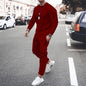 Men's Two Piece Set Running Sweatshirt+Sweatpants