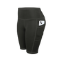Women Solid Yoga Shorts with 3 Pockets