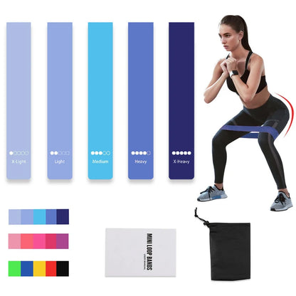 5 Levels Resistance Bands Set – Exercise Bands
