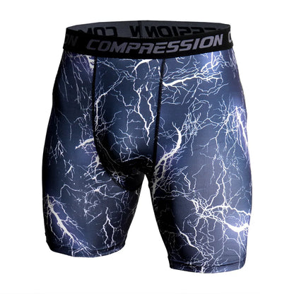 Compression Shorts 3D Print Camouflage Men's Tights