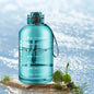 3 Liter Water Bottles with Times to Drink