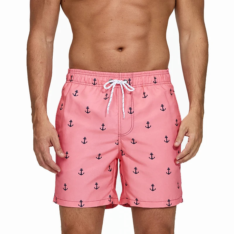 Quick Dry Summer Mens Swimwear Beach Shorts