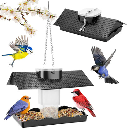Hanging Bird Feeder for Outdoor Garden Decoration