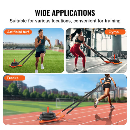 VEVOR  Steel Fitness Strength Speed Training Sled