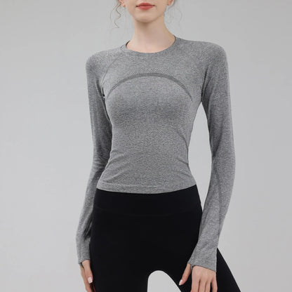 Women's Long Sleeve Yoga Shirts Sport Top