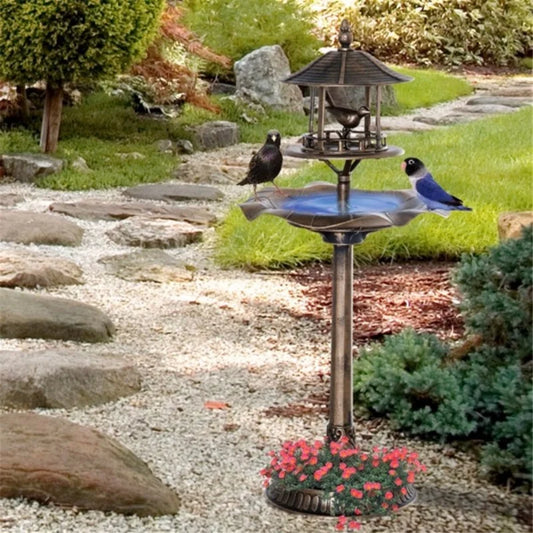 Feeding Bowl Food Bird Bath Water Feeder