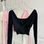 Fixed Chest Pads Crossed Back Yoga Clothes