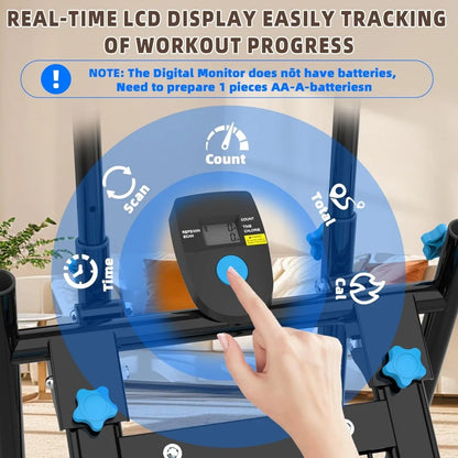 Compact Vertical Climber for Home Fitness: Foldable